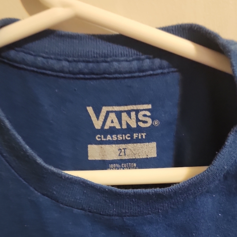 Vans Kids Blue Tee with Colorful Graphic - Picture 2 of 10